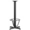 Emma and Oliver 22'' x 22'' Restaurant Table X-Base with 3'' Dia. Bar Height Column and Foot Ring
